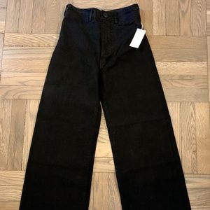 BNWT Jesse Kamm Sailor Pants in Black, Size 0